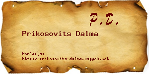 Prikosovits Dalma névjegykártya